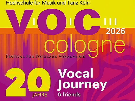 Plakatausschnitt, Text voccologne, 24-25.01.2025