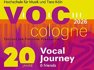 Plakatausschnitt, Text voccologne, 24-25.01.2025