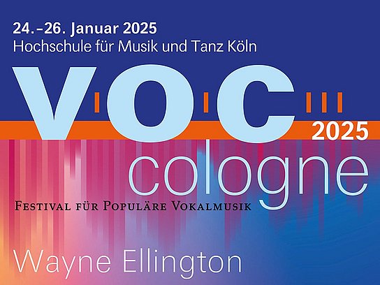 Plakatausschnitt, Text voccologne, 24-25.01.2025